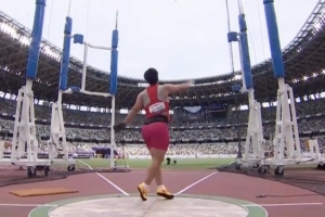 第一次试投就超过晋级线，赵杰晋级田径世锦赛女子链球决赛