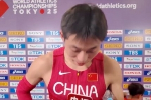 刘俊茜半决赛后落泪：自己技术动作没做好，希望下一枪跑得更好