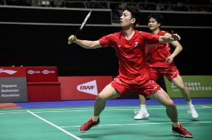 一轮游！梁王组合1-2遭日本组合爆冷，无缘韩国公开赛男双次轮