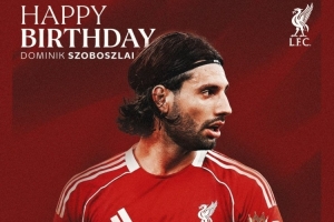 利物浦官方社媒晒海报，祝索博斯洛伊、基耶萨生日快乐