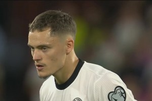 击碎质疑！维尔茨精彩任意球破门，德国3-1领先北爱尔兰！