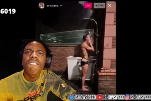 超级名场面！甲亢哥直播看C罗直播洗澡，并“饥渴难耐”！