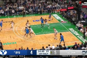 在凯尔特人主场进行！明年状元大热迪班萨今日砍瓜切菜25分